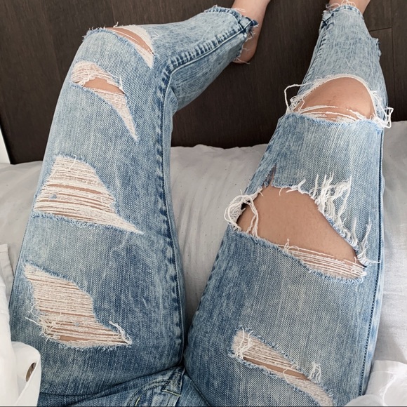 american eagle ripped flex skinny jeans - Picture 3 of 3